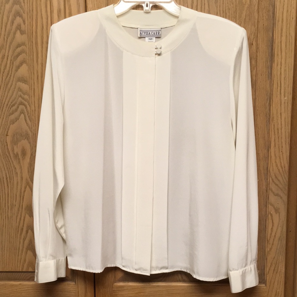 Alyssa Carr Long Sleeve Dressy Business Blouse